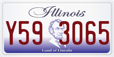 IL license plate Y593065