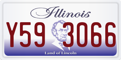 IL license plate Y593066