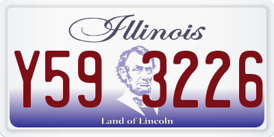IL license plate Y593226