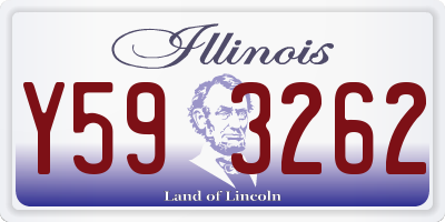 IL license plate Y593262