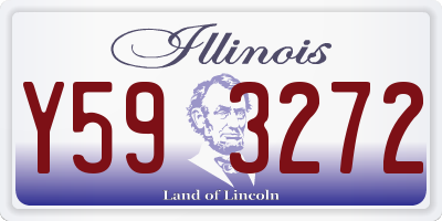 IL license plate Y593272