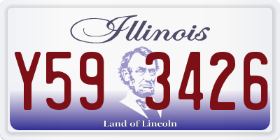 IL license plate Y593426