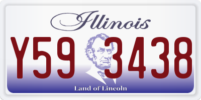 IL license plate Y593438