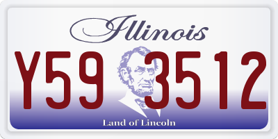IL license plate Y593512