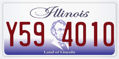 IL license plate Y594010