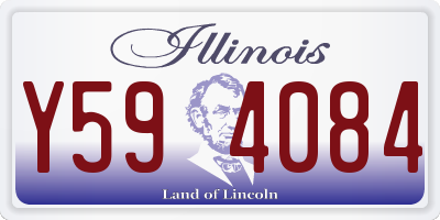 IL license plate Y594084