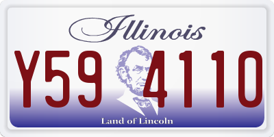 IL license plate Y594110