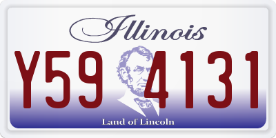 IL license plate Y594131