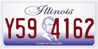 IL license plate Y594162