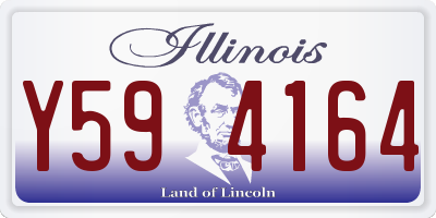 IL license plate Y594164