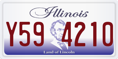 IL license plate Y594210
