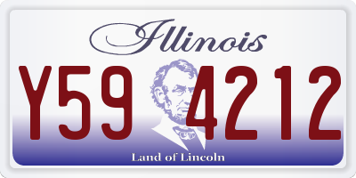 IL license plate Y594212
