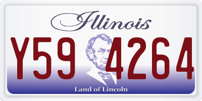IL license plate Y594264