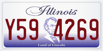 IL license plate Y594269