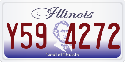 IL license plate Y594272