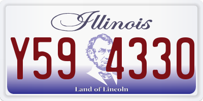 IL license plate Y594330
