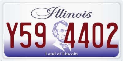 IL license plate Y594402