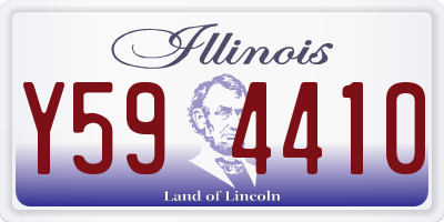 IL license plate Y594410