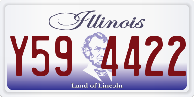IL license plate Y594422