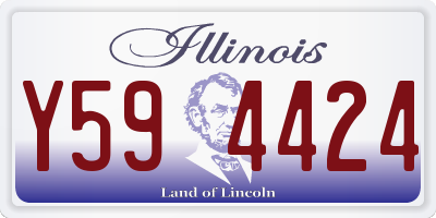 IL license plate Y594424