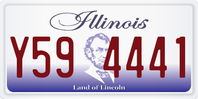 IL license plate Y594441