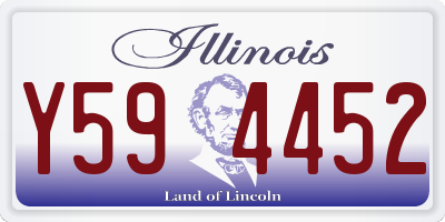 IL license plate Y594452