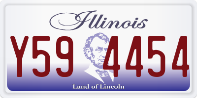 IL license plate Y594454