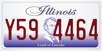 IL license plate Y594464