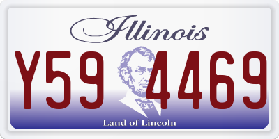 IL license plate Y594469