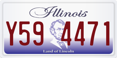 IL license plate Y594471