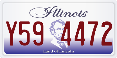 IL license plate Y594472