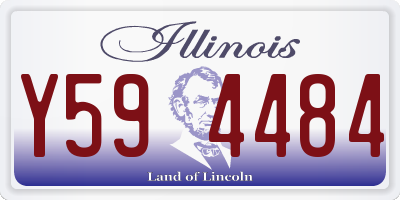 IL license plate Y594484