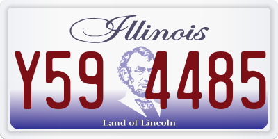 IL license plate Y594485