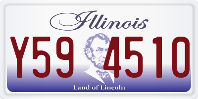 IL license plate Y594510