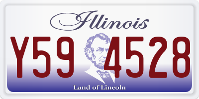 IL license plate Y594528