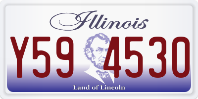 IL license plate Y594530