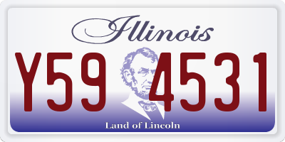 IL license plate Y594531