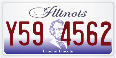 IL license plate Y594562
