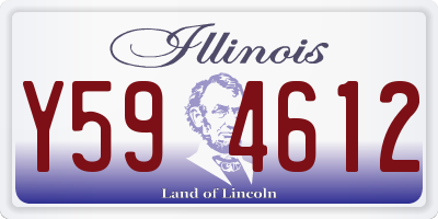 IL license plate Y594612