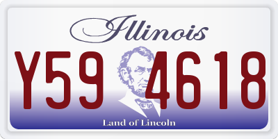 IL license plate Y594618