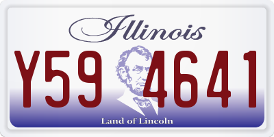 IL license plate Y594641