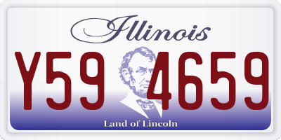 IL license plate Y594659