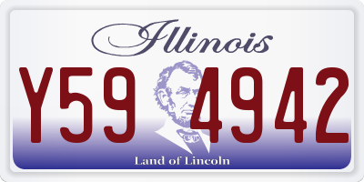IL license plate Y594942