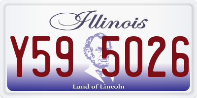IL license plate Y595026