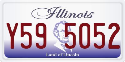 IL license plate Y595052