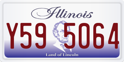 IL license plate Y595064