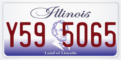 IL license plate Y595065