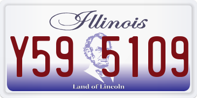 IL license plate Y595109