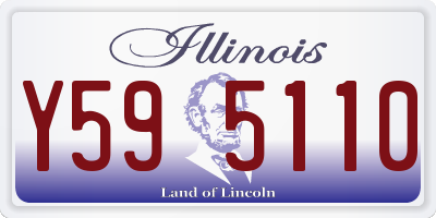 IL license plate Y595110