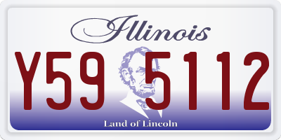 IL license plate Y595112